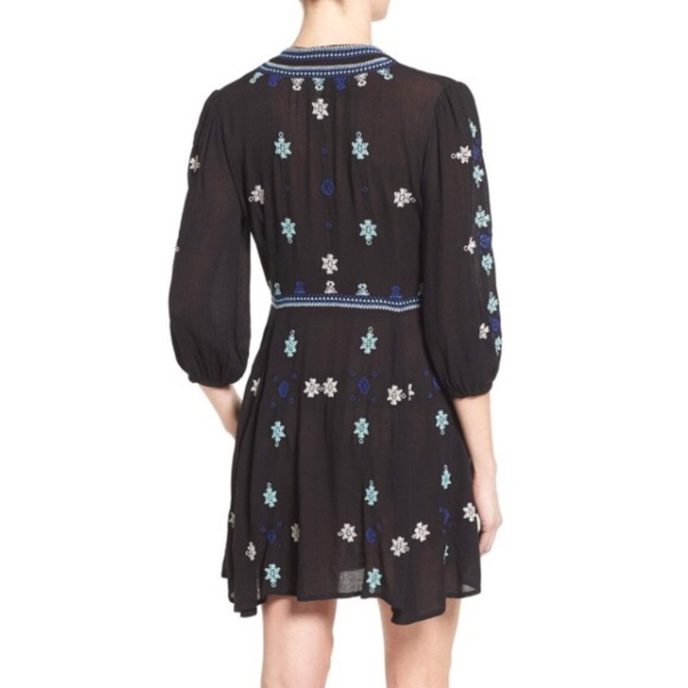 Free People Embroidered Dress - Picture 3 of 7